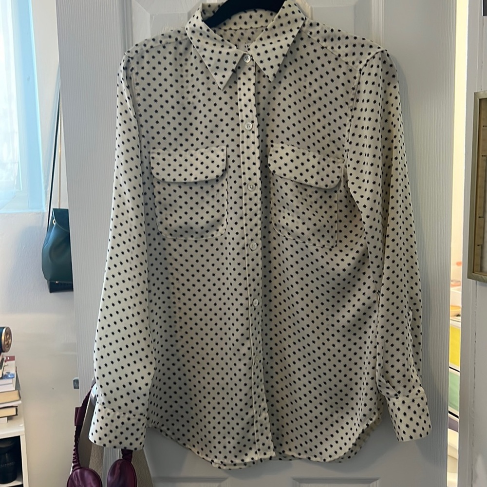 Equipment Silk Button Down